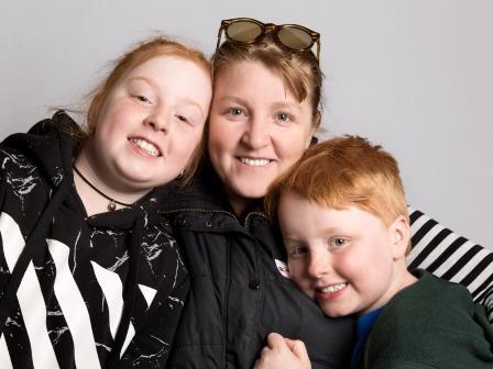 Potrait of Ella, Natalie and Thomas